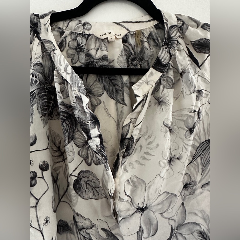 Rebecca Taylor Silk Top - Picture 5 of 8